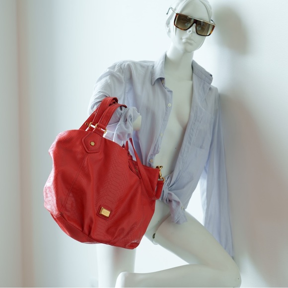 Marc by Marc Jacobs Sneaky Snake Franny Tote Orange - Picture 3 of 13